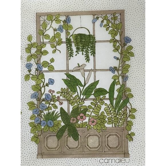 Vintage Alpac Tray Garden Trellis-Camaieu by Solange Lebois Fiberglass France‎ - Picture 4 of 9